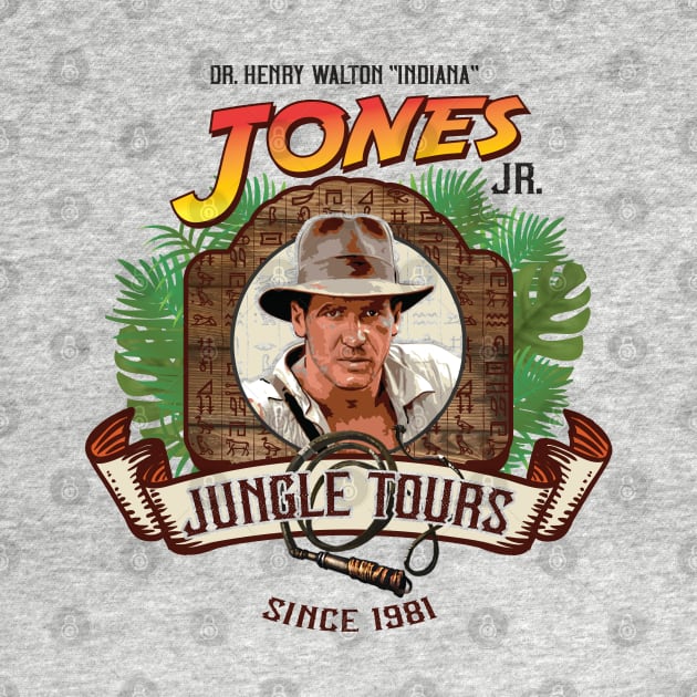 Dr. Jones Jungle Tours by Alema Art
